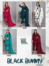 Black Bunny By Blue Hills Heavy Work Rayon Designer Kurtis With Bottom Dupatta Wholesale Shop In Surat